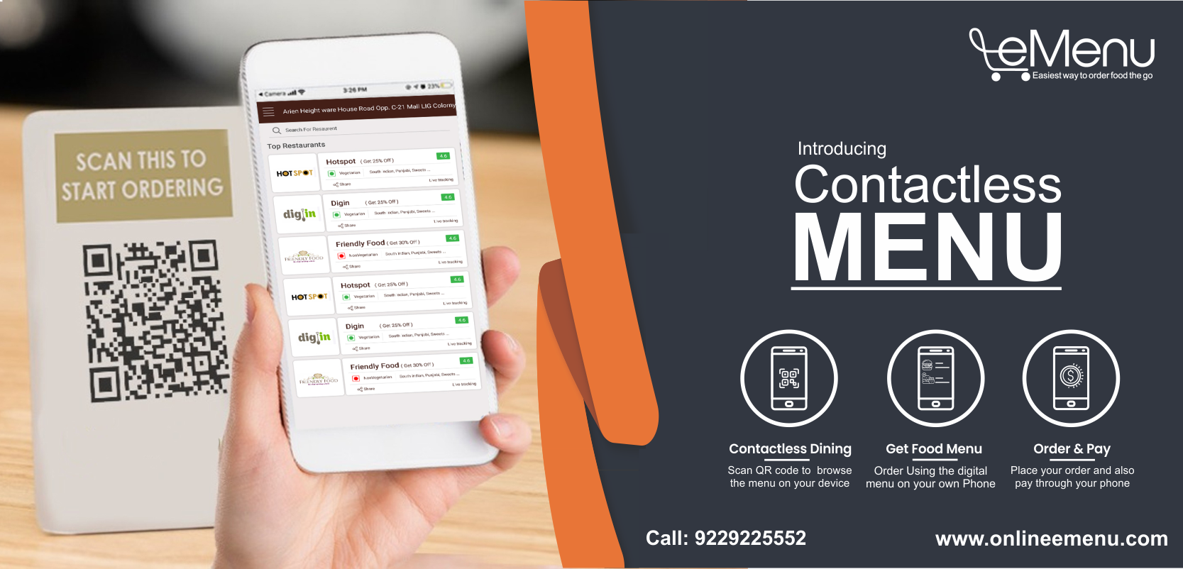 Refurnish your restaurant menu with a contactless ordering system