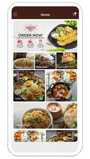 online food menu
